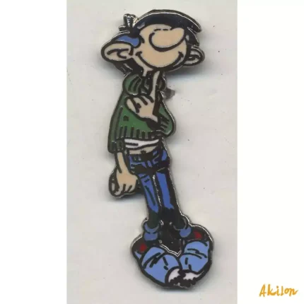 Pin’s Gaston Lagaffe Gaston heureux Franquin