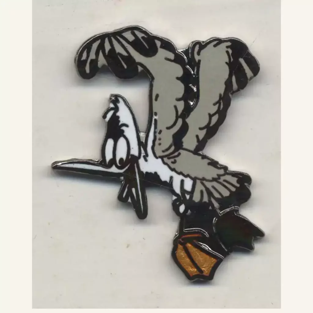 Pin’s Gaston Lagaffe La Mouette Franquin