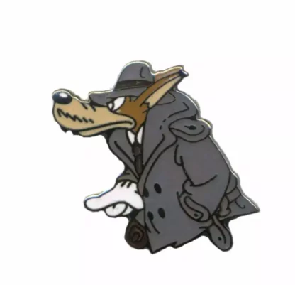 Pin's Tex Avery loup détective Démons & Merveilles