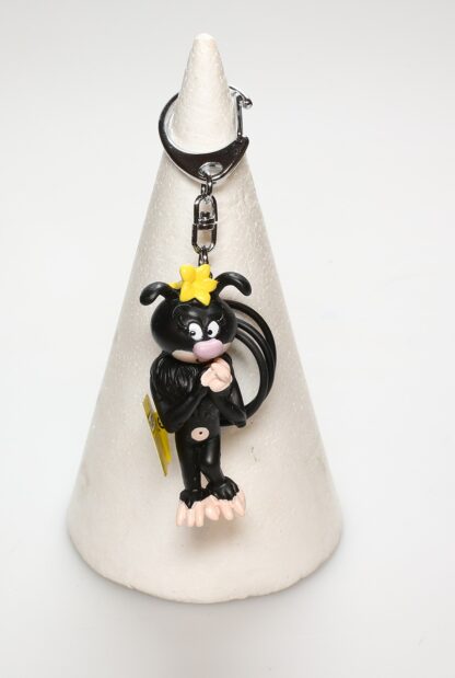 Franquin, Le Marsupilami, Porte-clé plastoy en PVC, Marsupilamie noire amoureuse
