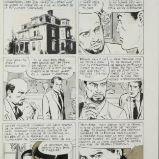 planche originale Dan Geronimo Gérald Forton