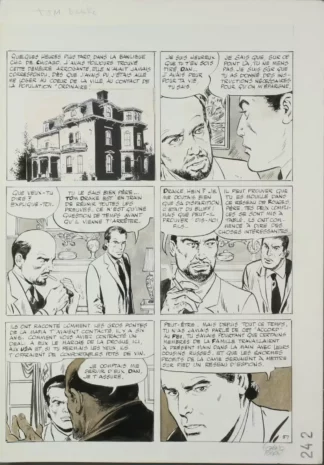 planche originale Dan Geronimo Gérald Forton