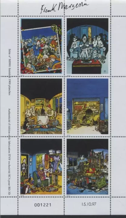 planche timbres Lucien Margerin