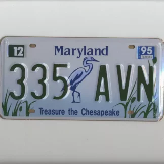 Plaque américaine Maryland
