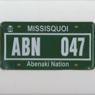 Plaque américaine Missisquoi Abenaki Nation