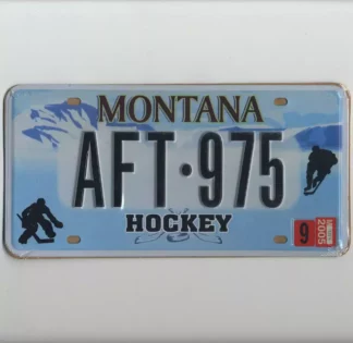 Plaque américaine Montana Hockey