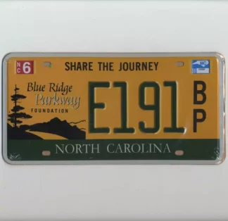 Plaque américaine North Carolina Blue Ridge Parkway