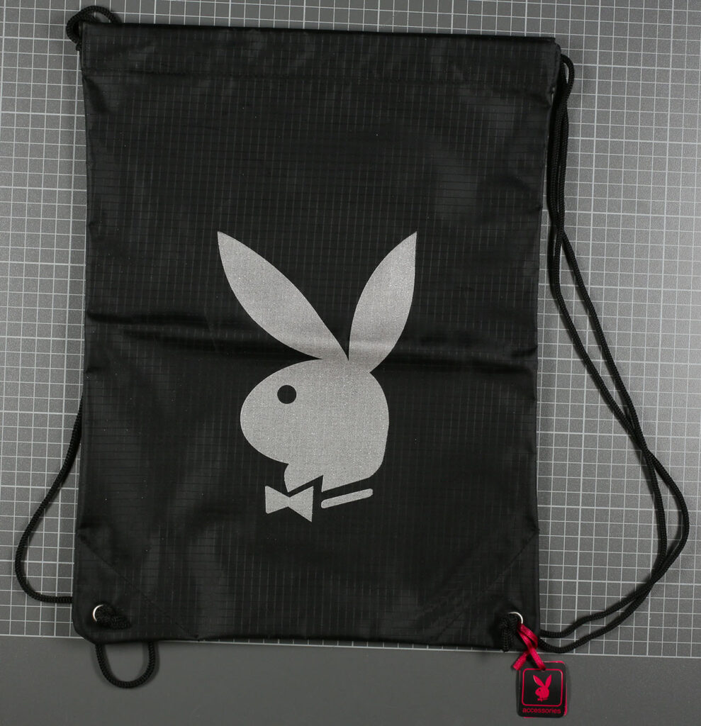 Sac à dos tissus Noir Grande Tête, Playboy