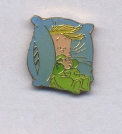 Bd de BB Pin's Bébé endormi sur coussin