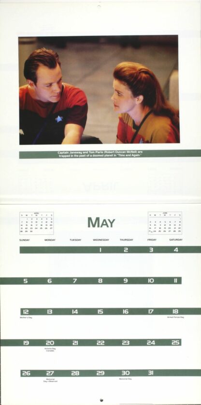 Star Trek Calendrier 1996 : Voyager