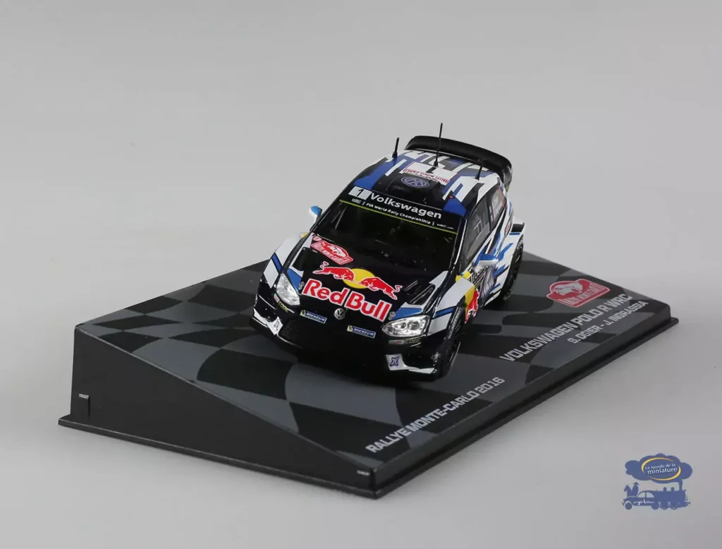 Miniature Polo WRC Ogier Monte-Carlo 2016 1/43