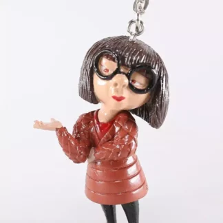 Porte-clés Edna Mode The Incredibles Disney plastique