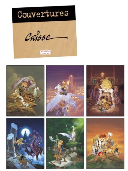 Crisse, couvertures
