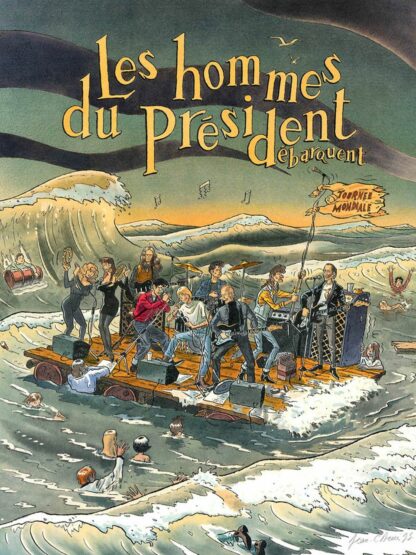 Denis, Affiches offset signée, Les hommes du Président