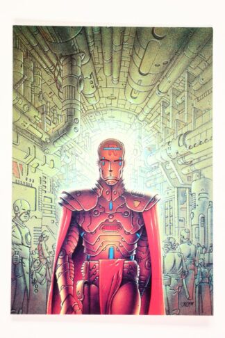 Carte Postale BD : Caza : Les cavernes d'acier d'après Asimov