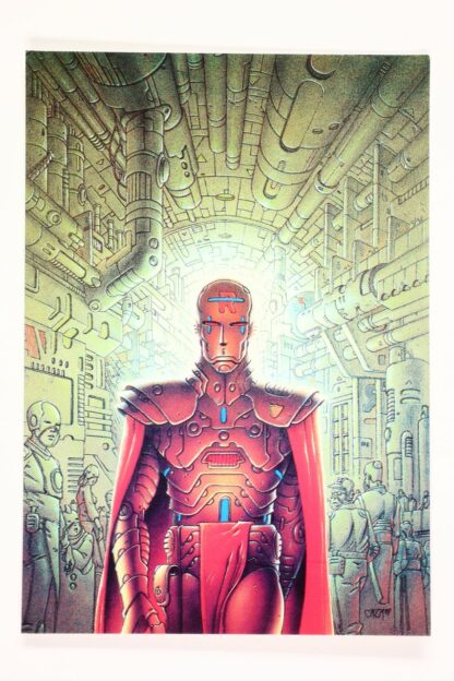 Carte Postale BD : Caza : Les cavernes d'acier d'après Asimov