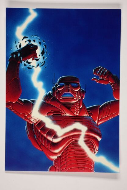 Carte Postale BD : Caza : Le robot Caliban d'après Asimov