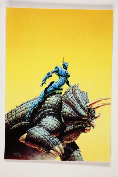 Carte Postale BD : Caza : L'âge des dinosaures d'après Asimov