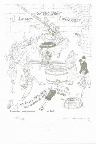 Becker, Louison Cresson, Ex-libris signé, Dance