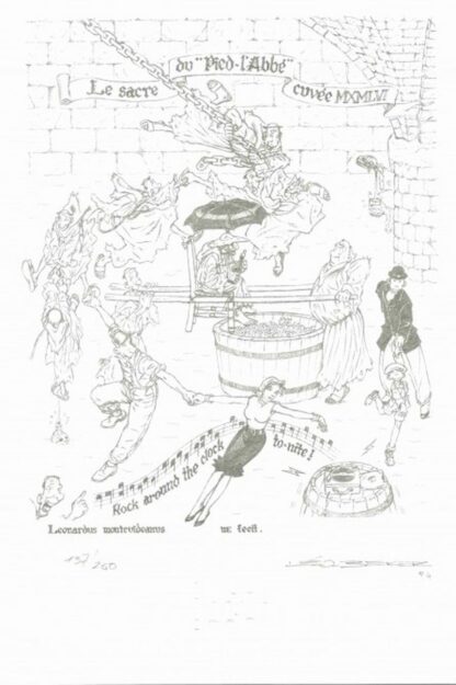 Becker, Louison Cresson, Ex-libris signé, Dance