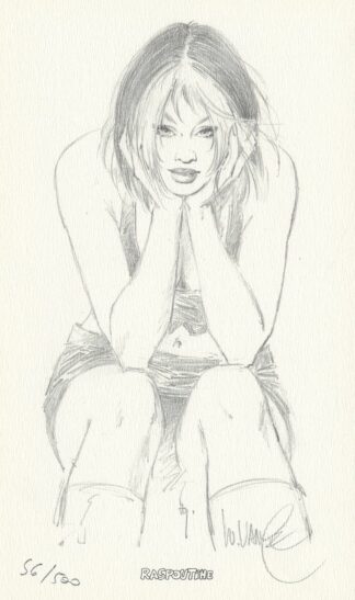 XIII Ex-libris offset signé Jessica pensive