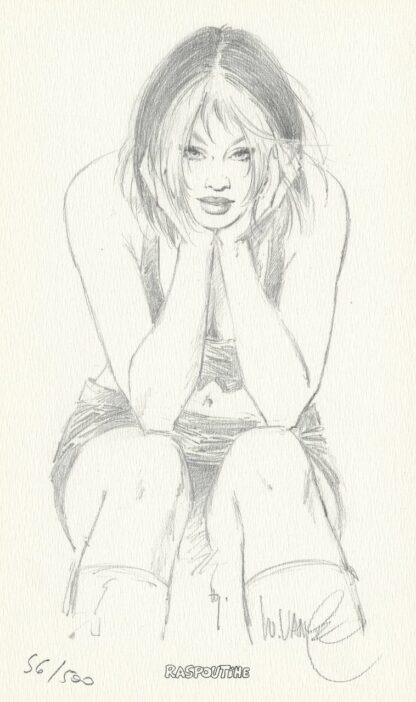 XIII Ex-libris offset signé Jessica pensive