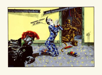 Le rejeton de l'Univers : Nicollet : Lithographie signée : Magnez-vous! ça urge ...