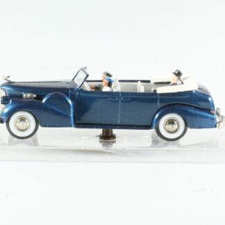 Cadillac V 16 1938-1940 Torpédo Cabriolet : Président Roosevelt intérieur gris : Rex Toys voiture miniature 1/43