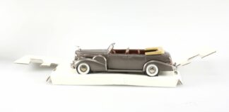 Cadillac V 16, 1938-1940, Torpedo Cabriolet, 4 portes Gris métallisé 1/43