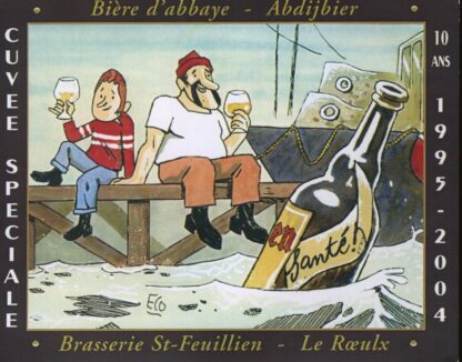 Eco, Tommy Egg, Etiquette de Bière Brasserie St-Feuillien, Marins et bière