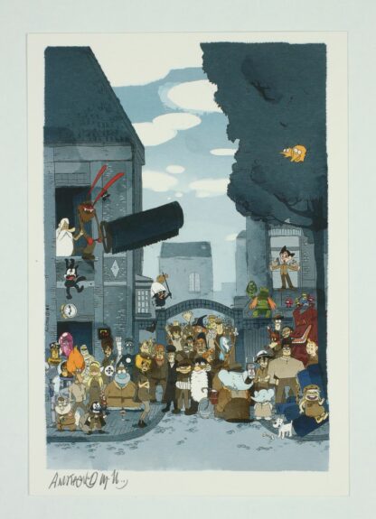 Ancestral Z, hommage à la bd