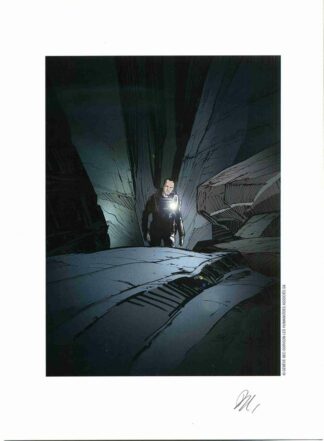 Bec, Sanctuaire, Ex-libris offset signé, Grotte