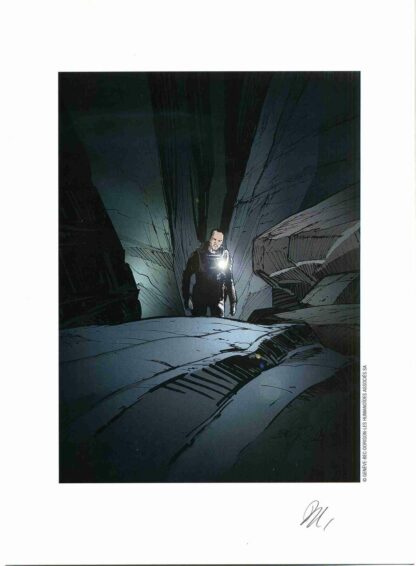 Bec, Sanctuaire, Ex-libris offset signé, Grotte