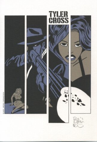 Tyler Cross T2 Art Girls - Ex-libris offset signé par Brüno