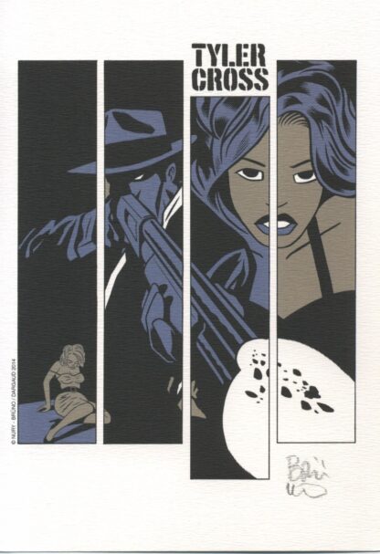 Tyler Cross T2 Art Girls - Ex-libris offset signé par Brüno