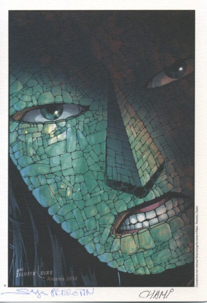 Terra incognita : Le masque Ex-libris offset signé par Perrotin