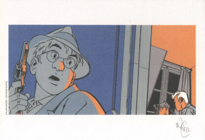 Dodier, Jérome K Bloche, Ex-libris offset signé, caché