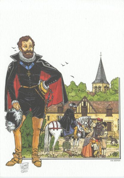 Charles Quint : L'histoire en Bd : Ex-libris offset signé par Goepfert
