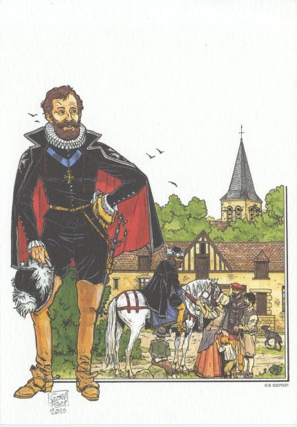Charles Quint : L'histoire en Bd : Ex-libris offset signé par Goepfert