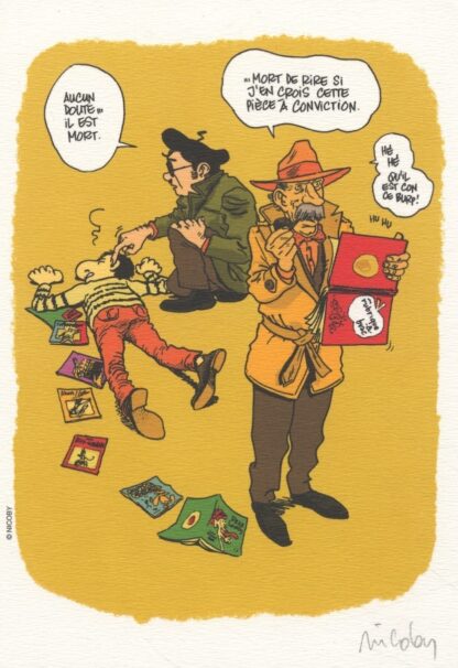 Hommage à Gotlib - Ex-libris signé - Nicoby