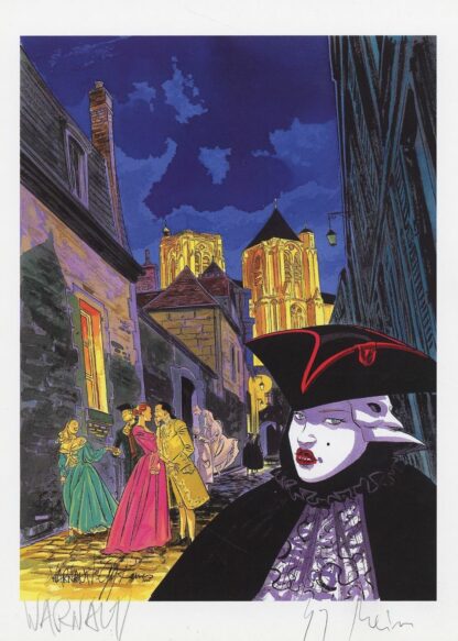 Warnauts, Les suites Vénitiennes, Ex-libris offset signé, Venise