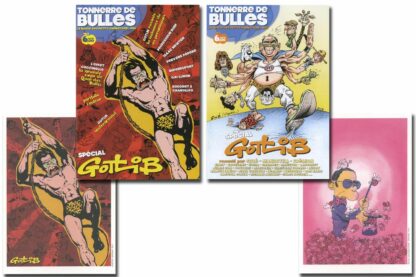 Gotlib, Magazine Tonnerre de Bulles Hors série N°2, Avec Ex-libris (Gotlib et Zep), Spécial Gotlib