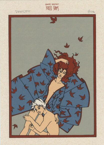 Algesiras, Candélabres, Ex-libris sérigraphié signé, Paul