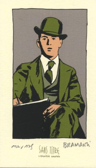 Bramanti, McCay, Ex-libris sérigraphié signé, Windsor McCay