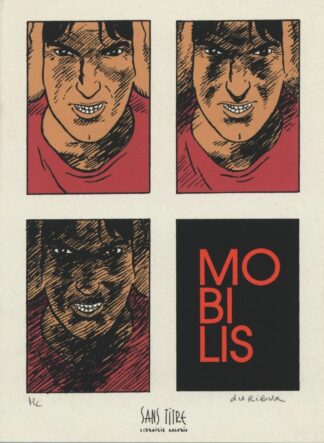 Durieux, Mobilis, Ex-libris sérigraphié signé, Ross Nevada