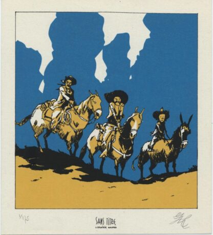 Micol, Chiquito la Muerte, Ex-libris sérigraphié signé, Mexicanos