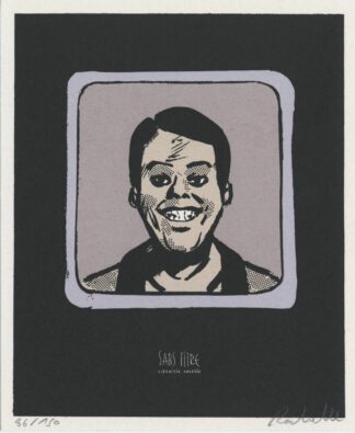 Rochette, Le Transperceneige, Ex-libris sérigraphié signé Sourire