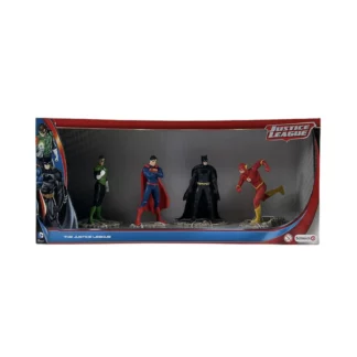 Justice Leage Boxset 4 Figurines Batman Superman Lantern Flash Schleich 22515