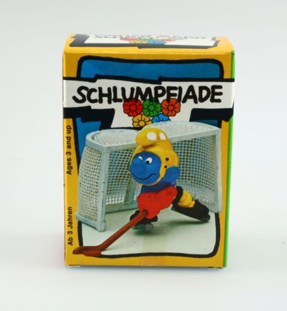 Les Schtroumpf Figurine en pvc Gardien de hockey + boite