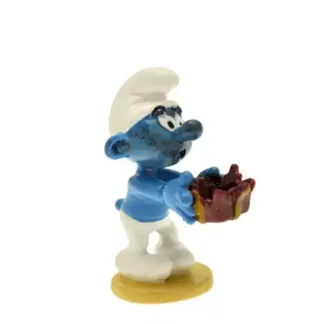 Schtroumpfs Pixi Le cadeau piégé statuette métal